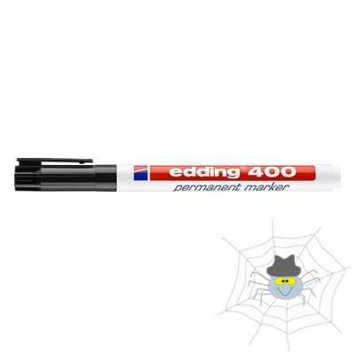 Alkoholos marker EDDING 400 fekete