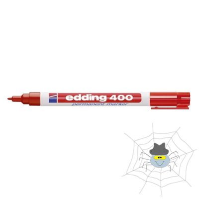 Alkoholos marker EDDING 400 piros