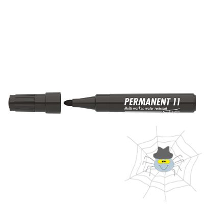 Alkoholos marker ICO Permanent 11 fekete