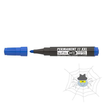 Alkoholos marker ICO Permanent 11 XXL kék