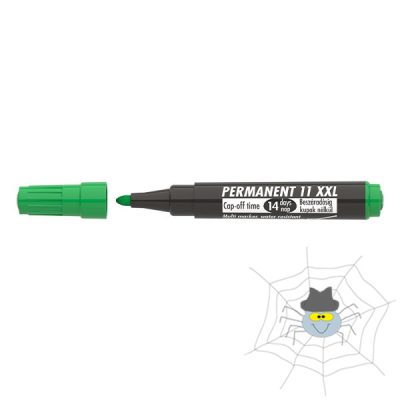 Alkoholos marker ICO Permanent 11 XXL zöld