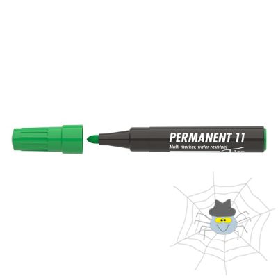 Alkoholos marker ICO Permanent 11 zöld