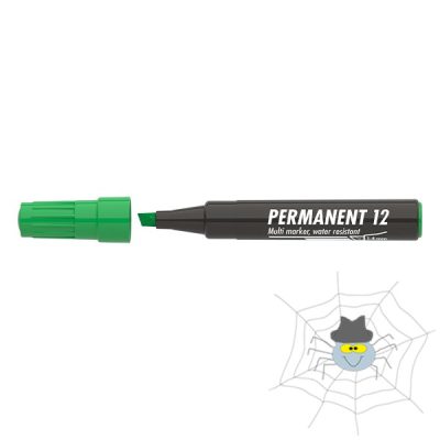 Alkoholos marker ICO Permanent 12 zöld