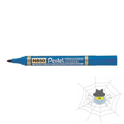 Alkoholos marker PENTEL N850 kerek hegy kék