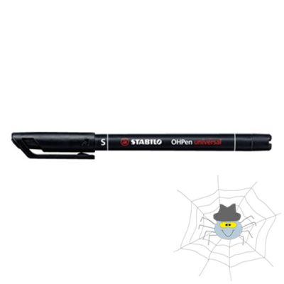 Alkoholos marker STABILO 841 S fekete