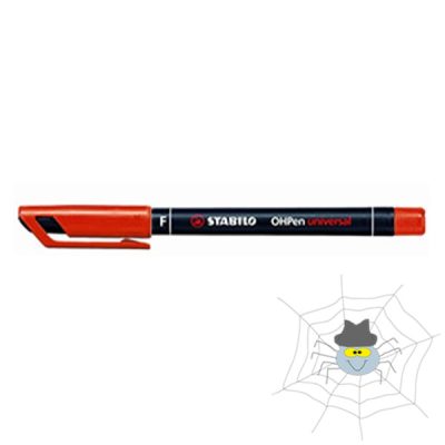 Alkoholos marker STABILO 842 F piros