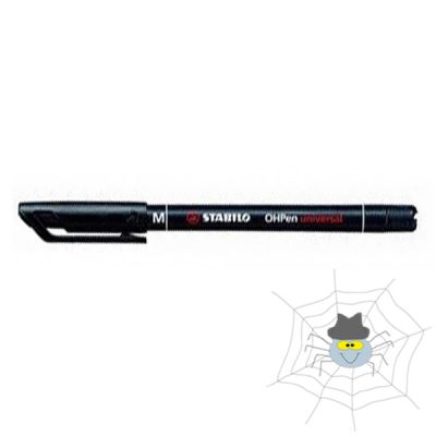 Alkoholos marker STABILO 843 M fekete