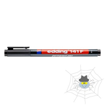 EDDING 141F 0,6 mm permanent marker - fekete
