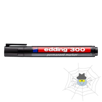 EDDING 300 1,5 - 3 mm kerek hegyű permanent marker - fekete