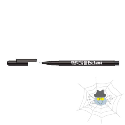 FORTUNA OHP permanent marker - S típus - fekete