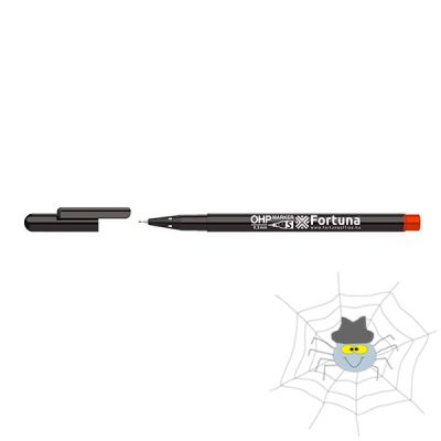 FORTUNA OHP permanent marker - S típus - piros