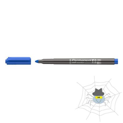 ICO OHP B 2 - 3 mm permanent marker - kék