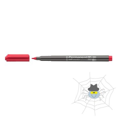 ICO OHP M 1 - 1,5 mm permanent marker - piros