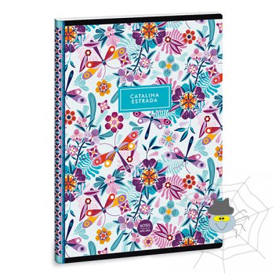 Füzet ARS UNA Catalina Estrada A/5 40 lapos Extra kapcsos négyzethálós szitakötő