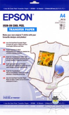 Epson A/4 Vasalható Papír 10Lap 124g (Eredeti)