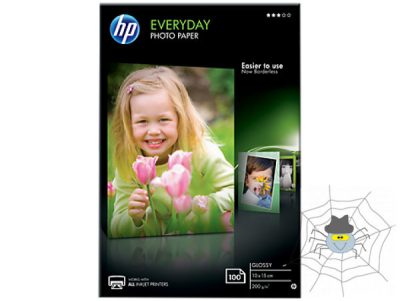 HP 10X15 Fényes Fotópapír 100lap 200g (Eredeti)