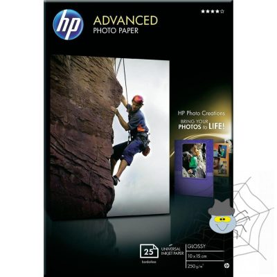 HP 10x15 Fényes Fotópapír 25lap 250g (Eredeti)