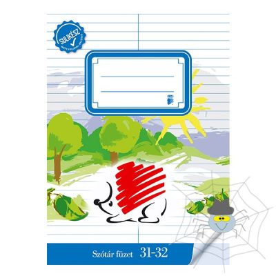 Szótárfüzet ICO Süni A/5 31-32 bekötött sulikész