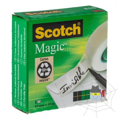 Ragasztószalag 12mmx33m Magic Tape 3M Scotch 810
