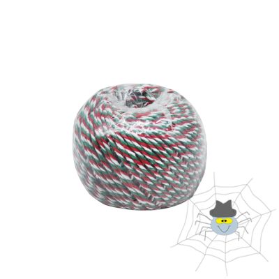 Aktakötöző zsineg nemzeti színű PP 50g.