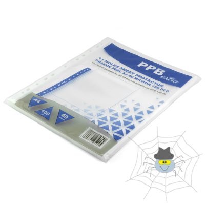  PPB Extra lefűzhető genotherm A4, 40 micron, narancsos - 100 db/csomag