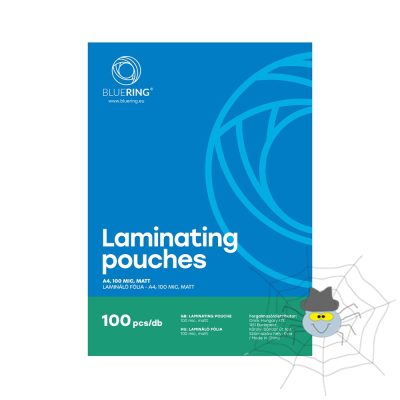 Lamináló fólia A4, 100 micron matt 100 db/doboz, Bluering®