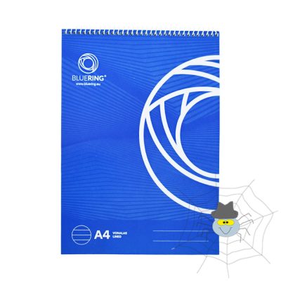 Jegyzettömb spirálozott, A4, 60lap, Bluering® vonalas