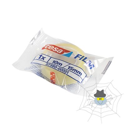 Ragasztószalag 10mx15mm, átlátszó FLP Tesa