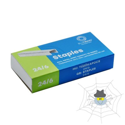 Bluering® 24/6 tűzőkapocs - 1000 db/doboz