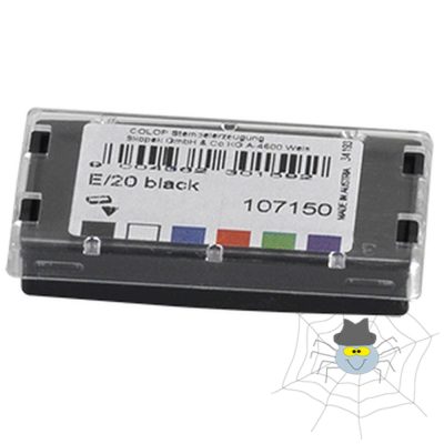 Bélyegző cserepárna, E/20 Colop fekete