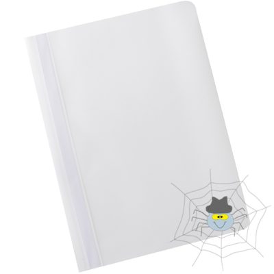 Gyorsfűző A4, PP Fornax fehér