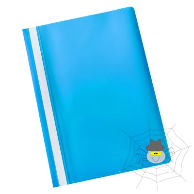 Gyorsfűző műanyag A4, PP, Fornax kék