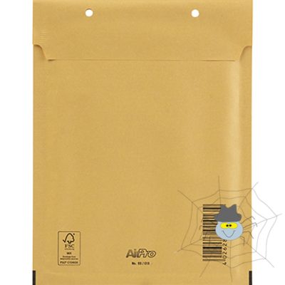 Légpárnás szilikonos boríték C/13 - barna