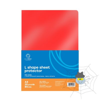 Genotherm 'L' A4, 80 micron piros 25 db/csomag, Bluering®,