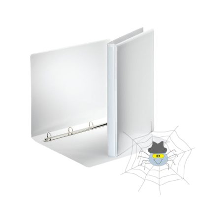 Gyűrűskönyv panorámás A4, 2,5cm, 4 gyűrű, PP Esselte fehér