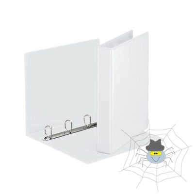 Gyűrűskönyv panorámás A4, 5cm, 4 gyűrű, D alakú, PP Esselte fehér