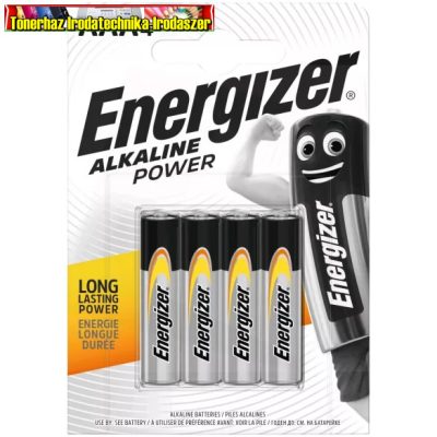 ENERGIZER ALKALINE POWER AAA MICRO CERUZA ALKÁLI ELEM LR03, 1.5V , db-ár (4db-os kiszerelés)