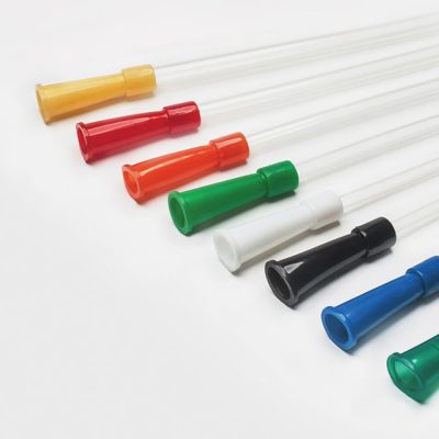 Leszívó katéter végnyílásos műanyag 18 CH piros