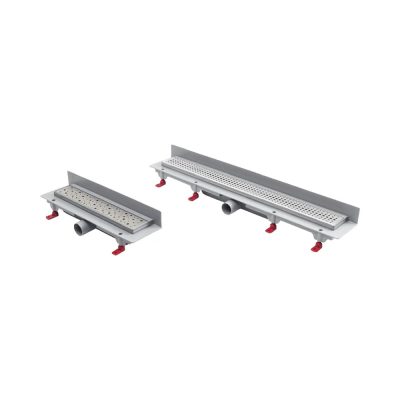 FixTrend Klasik 650 falsík melletti rozsdamentes zuhanyfolyóka, 650mm, matt 