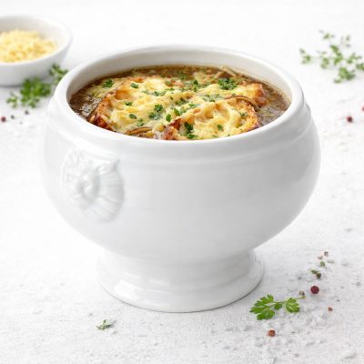 Oroszlánfejes levestál, 1 l, porcelán