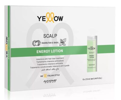 Yellow Scalp Energy hajhullás elleni lotion, 6x13 ml