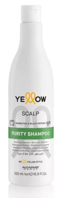 Yellow Scalp Purity tisztító sampon száraz- és zsíros korpára, 500 ml