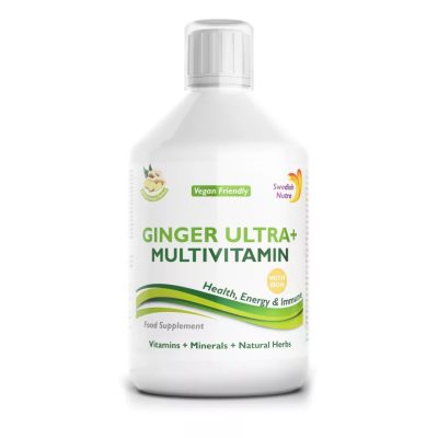 Swedish Nutra GINGER ULTRA+ folyékony multivitamin vassal