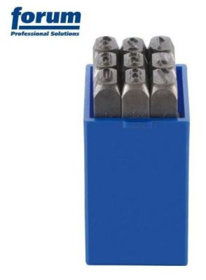 FORUM Számbeütő készlet 6 mm 9 részes