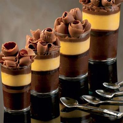 Classic 90 ml-es Pohárkrém-desszert tégely, 100 db-os csomag