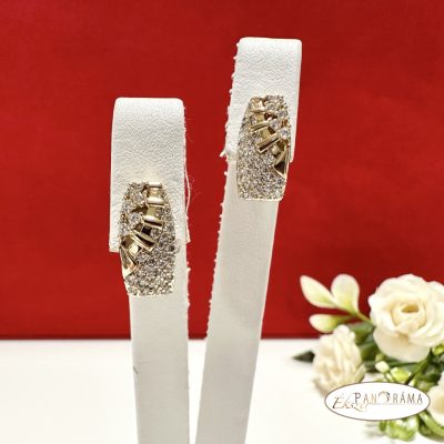 18K Gold Filled, antiallergén fülbevaló - Cintia