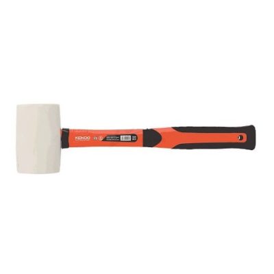 KENDO Gumikalapács, üvegszálas 0,45 kg fehér