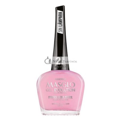 MASGLO GEL EVOLUTION Körömlakk Gél Hatással, UV/LED Lámpa Nélkül, 0,5 Fl Oz