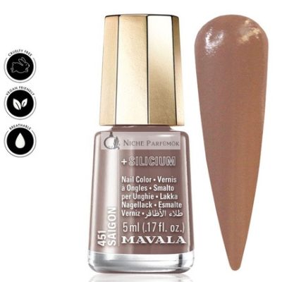 Mavala Timeless Colors 2024 Lélegző Mini Körömlakk Saigon, 5ml