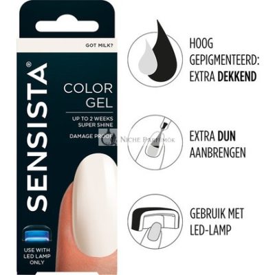 Sensista Tej Színű Gél Körömlakk 7,5ml